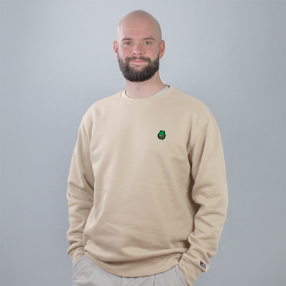 Pixel Avocado – Embroidered Organic Sweater // No. 017 