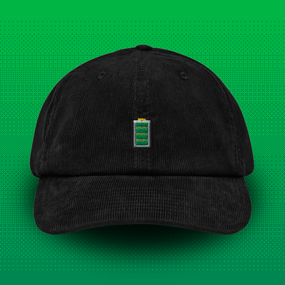 Pixel Battery – Embroidered Cord Cap // No. 015 