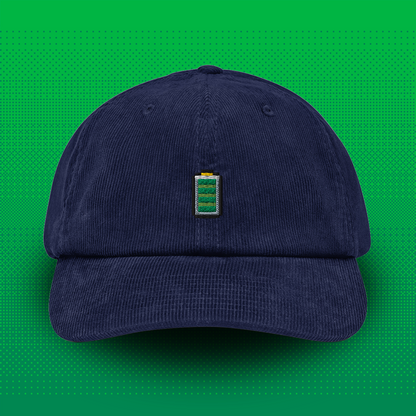 Pixel Battery – Embroidered Cord Cap // No. 015 