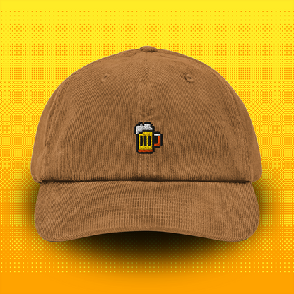Pixel Beer – Embroidered Corduroy Cap // No. 007 