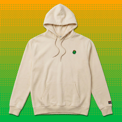 Pixel Cactus – Embroidered Organic Hoodie // No. 016