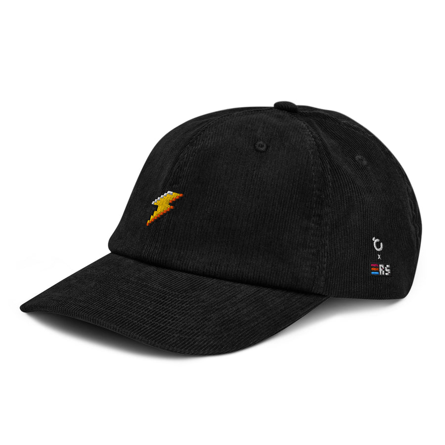 Pixel Blitz – Bestickte Cord Cap — Zweites Produktbild