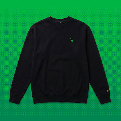 Pixel Dino – Embroidered Organic Sweater // No. 003 