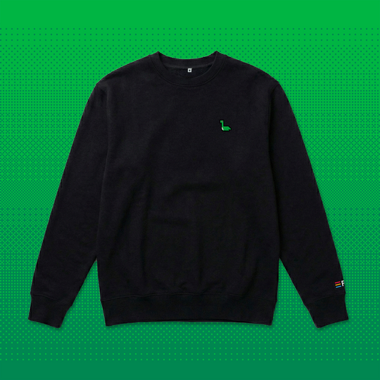 Pixel Dino – Embroidered Organic Sweater // No. 003 