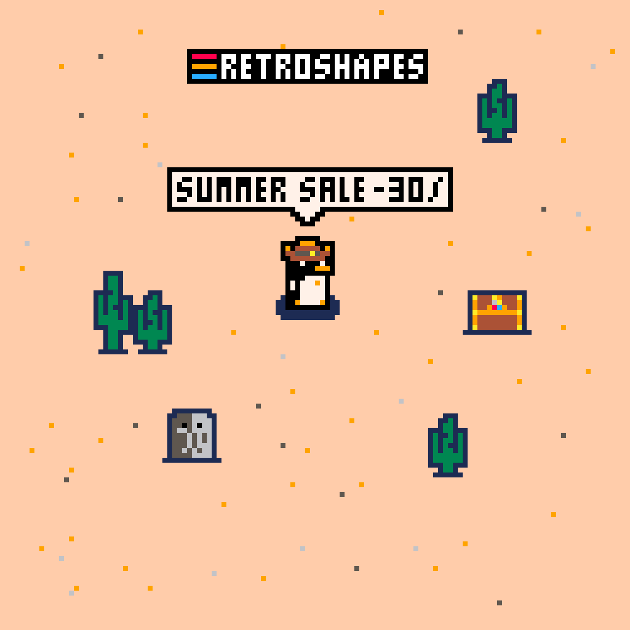 RetroShapes Streetwear Outfit