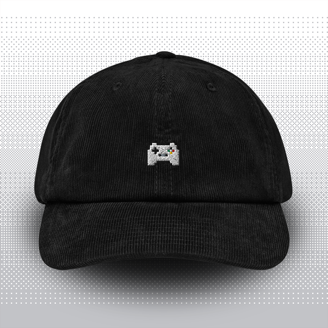 Pixel Gamepad – Embroidered Cord Cap // No. 010 