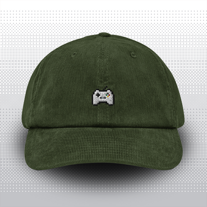 Pixel Gamepad – Embroidered Cord Cap // No. 010 