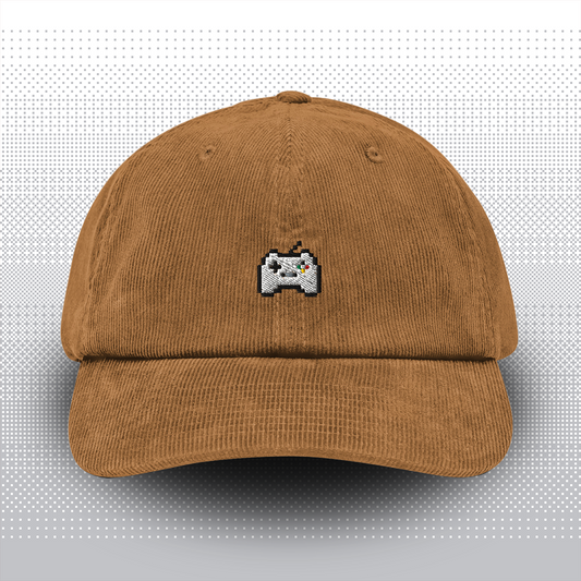 Pixel Gamepad – Embroidered Cord Cap // No. 010 