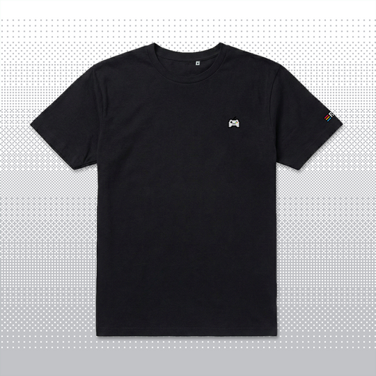 Pixel Gamepad – Embroidered Organic T-Shirt // No. 010 