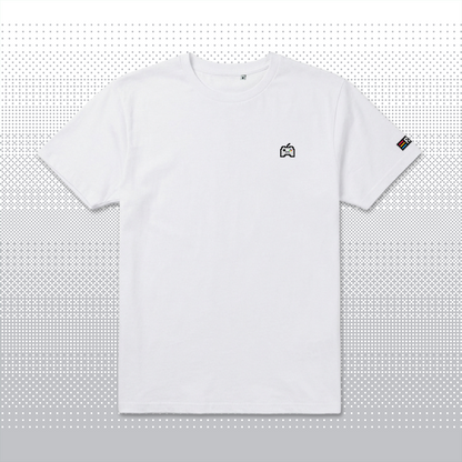 Pixel Gamepad – Embroidered Organic T-Shirt // No. 010 