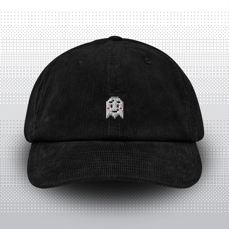 Pixel Geist – Bestickte Cord Cap