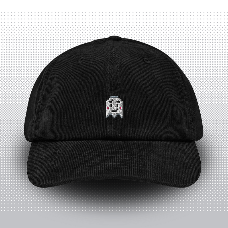 Pixel Geist – Bestickte Cord Cap // No. 006