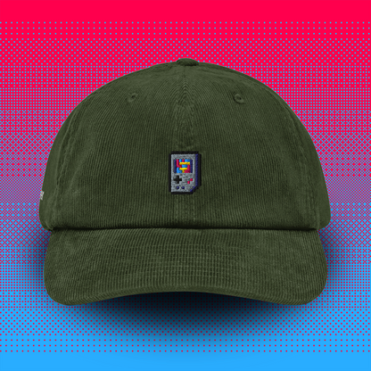 Pixel Handheld – Embroidered Cord Cap // No. 021