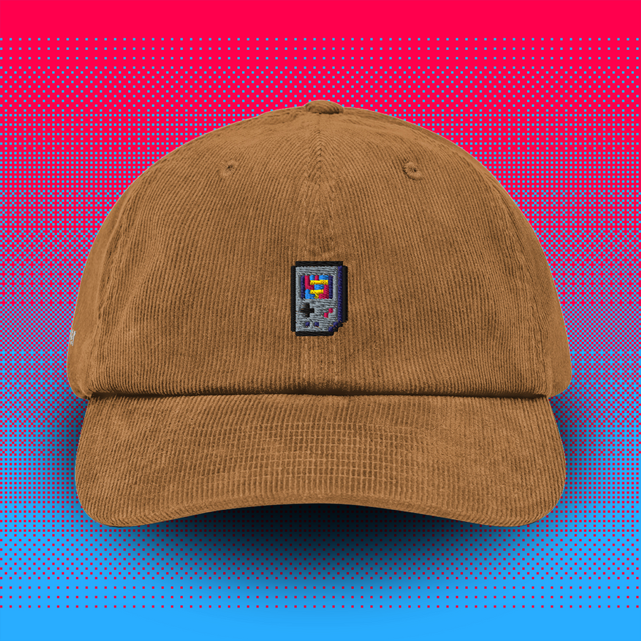 Pixel Handheld – Bestickte Cord Cap