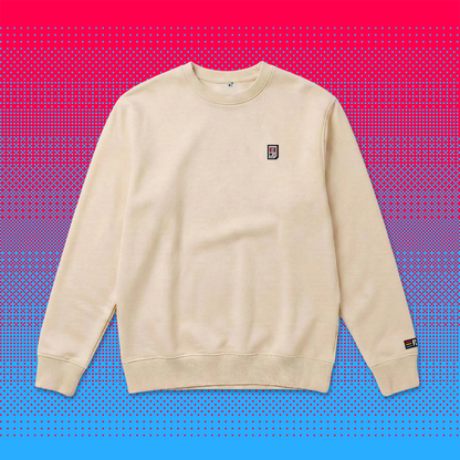 Pixel Handheld – Embroidered Organic Sweater // No. 021