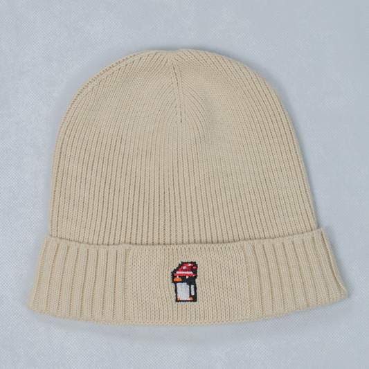 Pixel XMAS Pinguin Mütze Hell