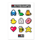 RetroShapes Stickerset 1.0