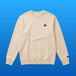 Pixel Krake – Embroidered Organic Sweater // No. 001