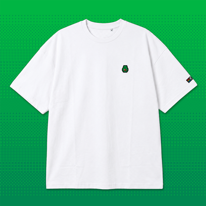 Pixel Avocado – Besticktes Bio Oversized T-Shirt // No. 017