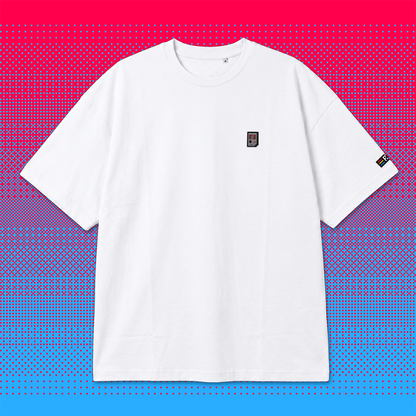 Pixel Handheld – Besticktes Bio Oversized T-Shirt // No. 021