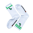 Pixel Dino – Bestickte Bio Baumwoll Socken