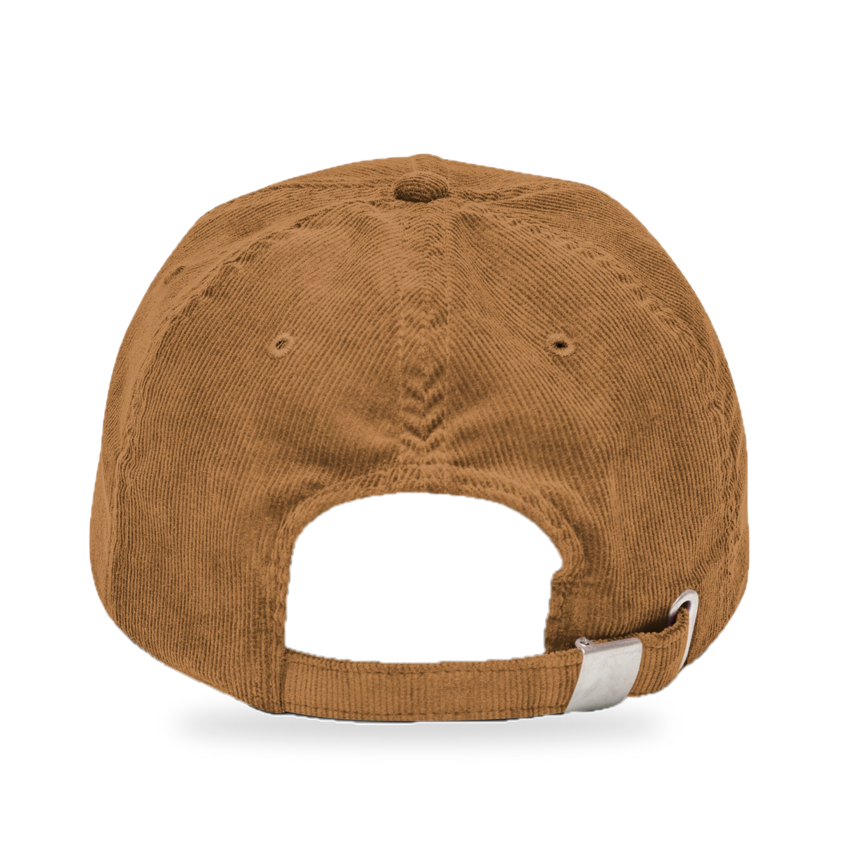 Pixel Cannabis – Bestickte Cord Cap · Braun · back