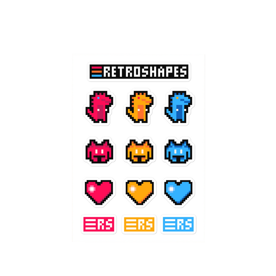 RetroShapes Stickerset 2.0 · Standard · Produktdetail, Ansicht 2