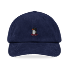 Pixel Pinguin Mit Skateboard – Bestickte Cord Cap