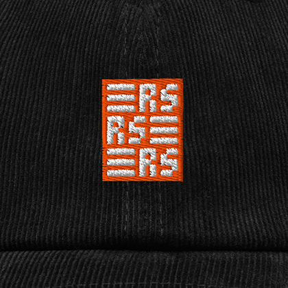 RS Monogram – Bestickte Cord Cap · Standard · Stick