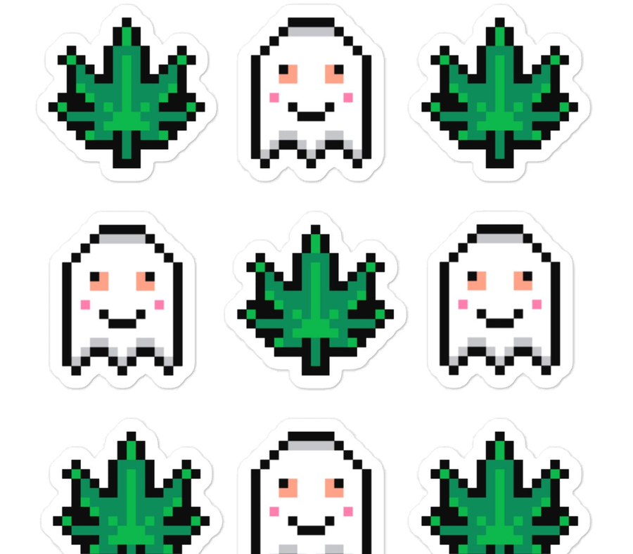 RetroShapes Stickerset 420 Special · Standard · Druckdetail