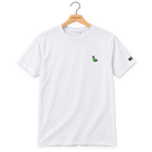 Pixel Dino – Besticktes Bio T-Shirt