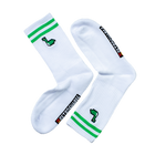 Pixel Dino – Bestickte Bio Baumwoll Socken