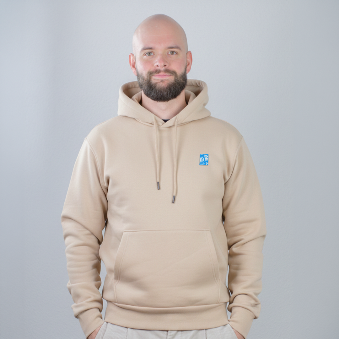 RS Monogram – Bestickter Bio Hoodie