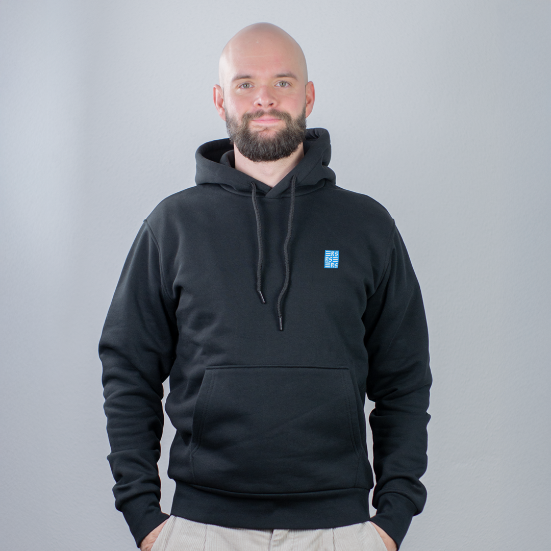 RS Monogram – Bestickter Bio Hoodie