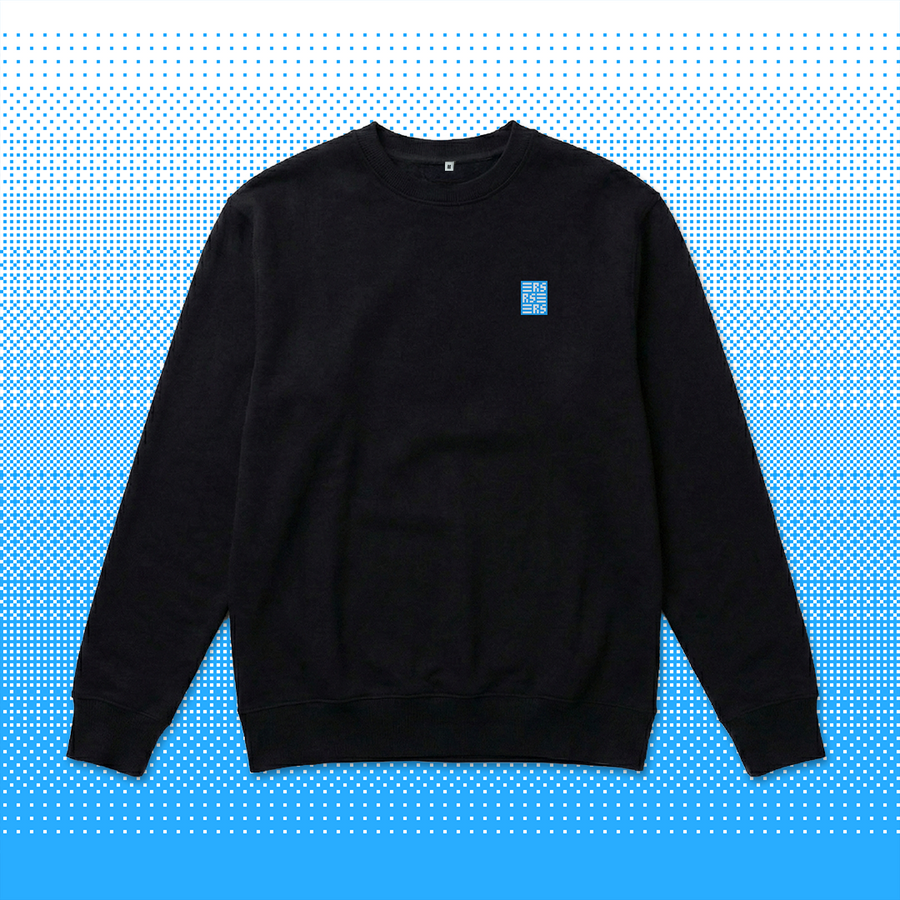 RS Monogram – Bestickter Bio Pullover