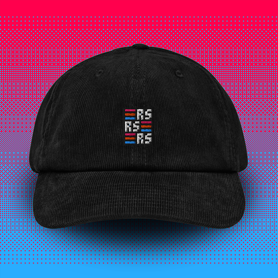 RS Monogram – Bestickte Cord Cap