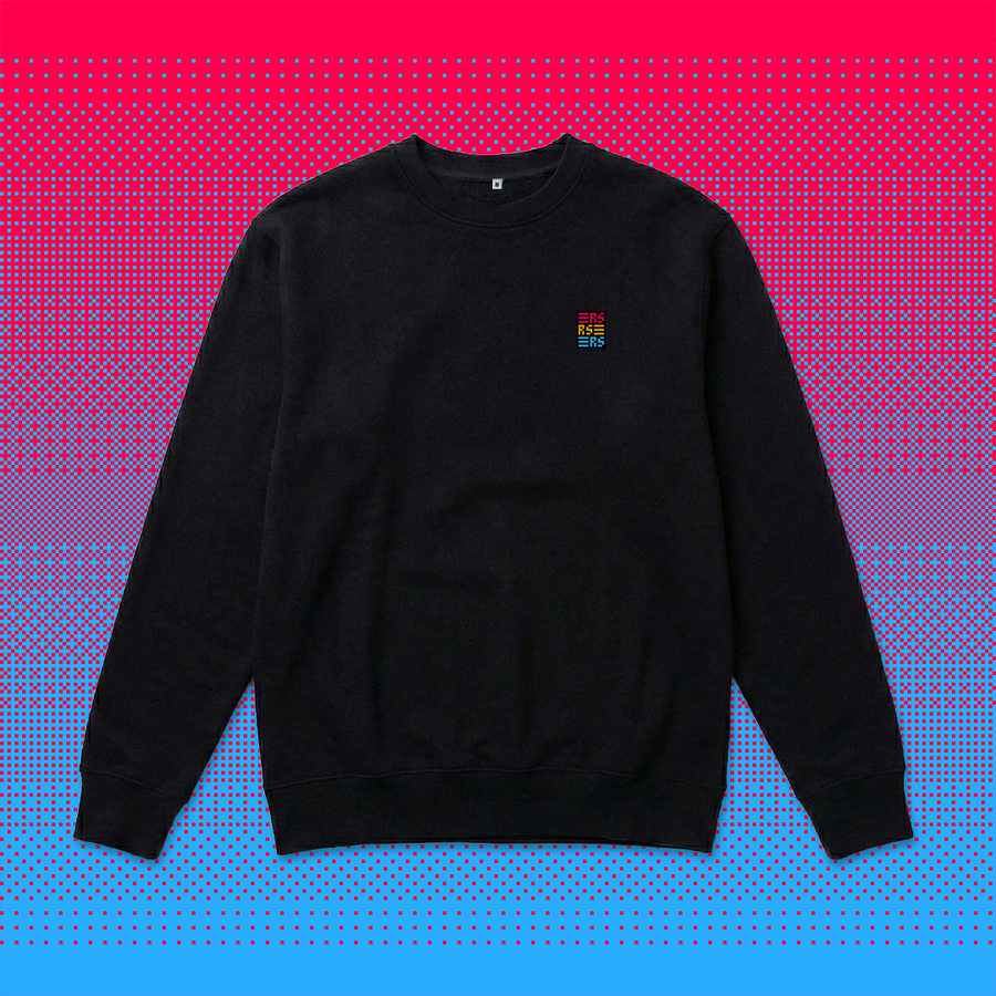 RS Monogram – Bestickter Bio Pullover