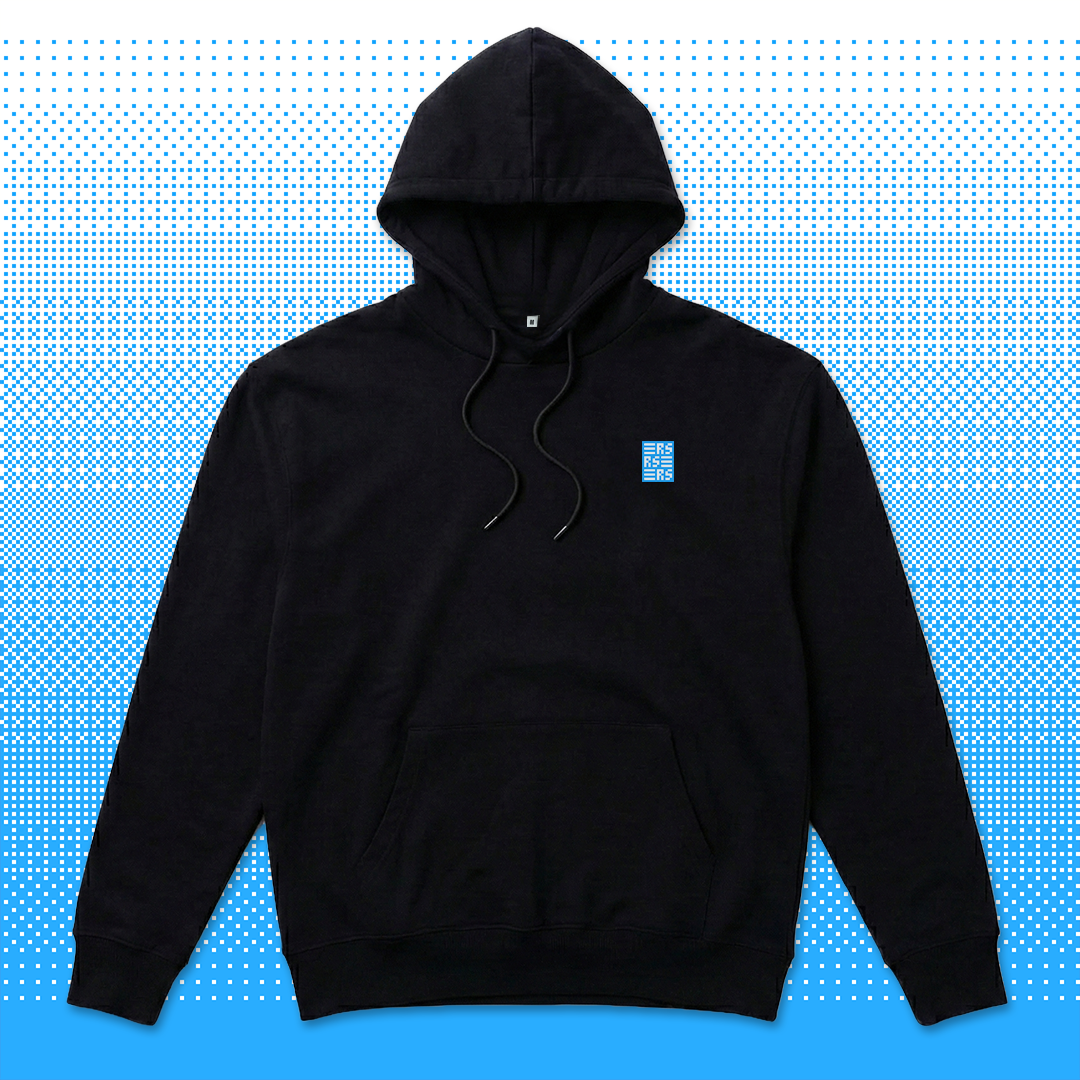 RS Monogram – Bestickter Bio Hoodie