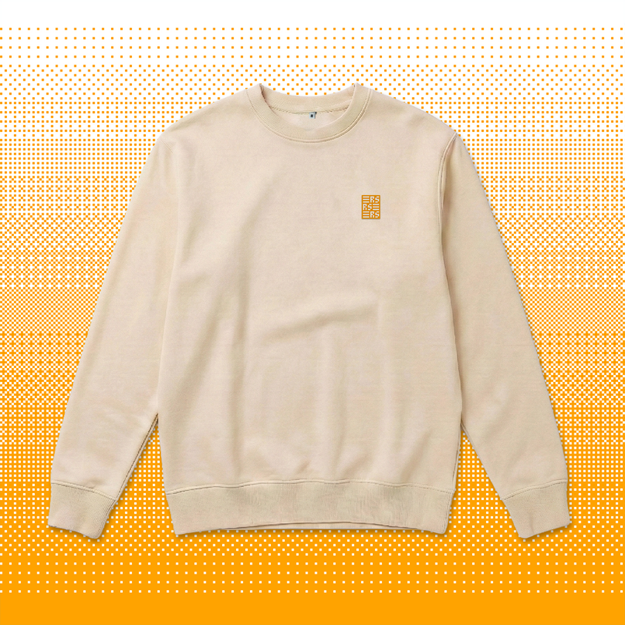 RS Monogram – Bestickter Bio Pullover