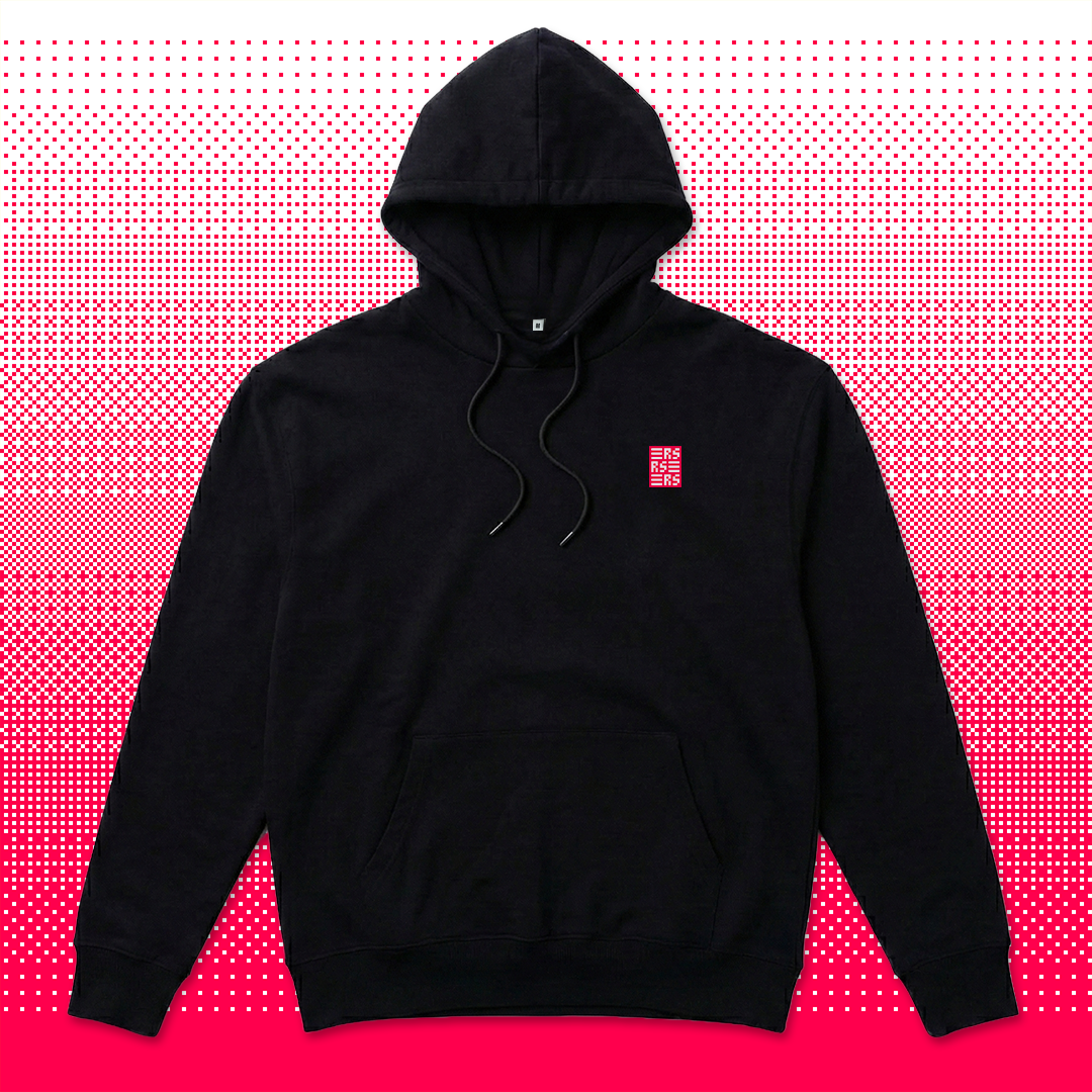 RS Monogram – Bestickter Bio Hoodie