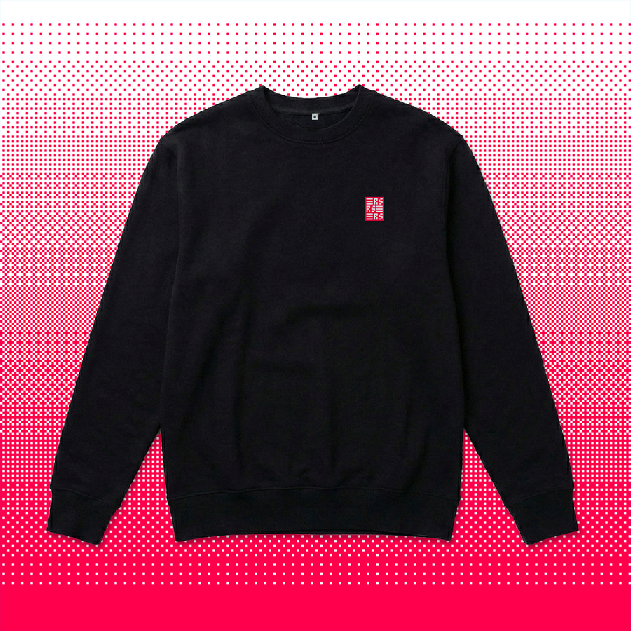 RS Monogram – Bestickter Bio Pullover