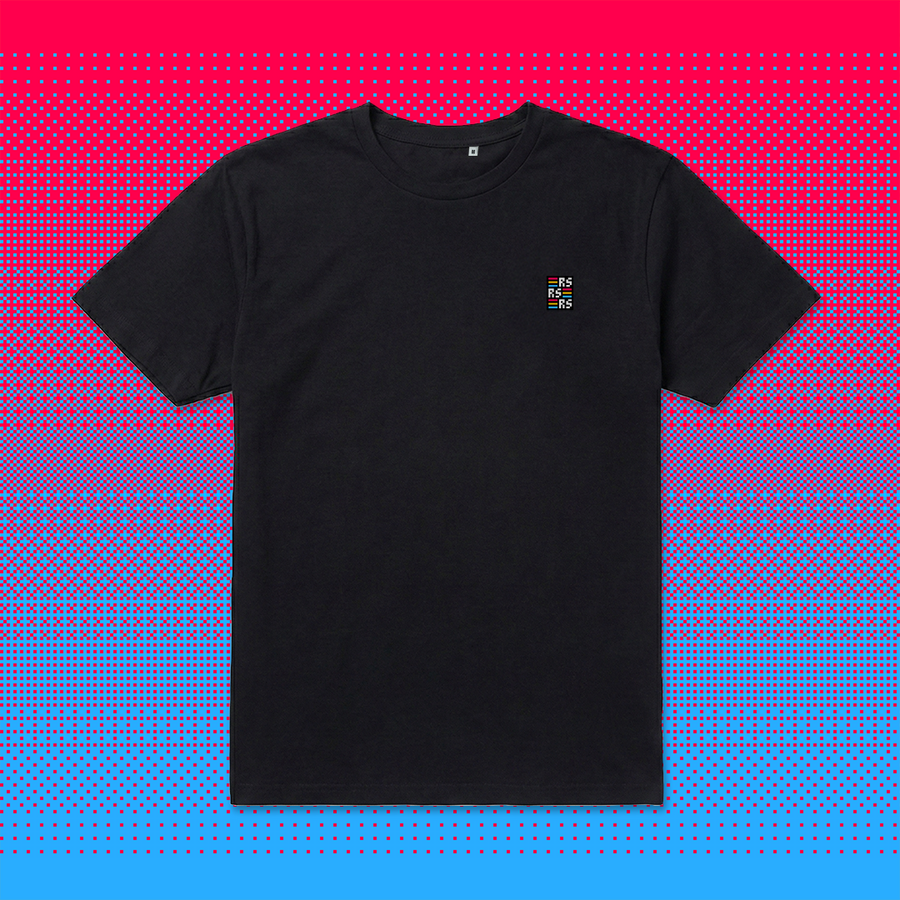 RS Monogram – Besticktes Bio T-Shirt