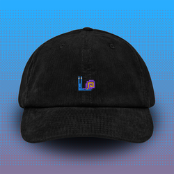 Pixel Schnecke – Embroidered Corduroy Cap // No. 024