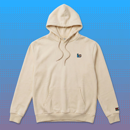 Pixel Schnecke – Bestickter Bio Hoodie // No. 024