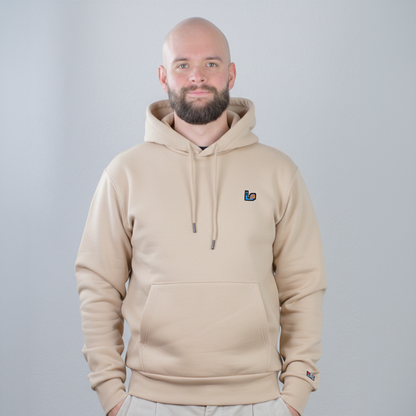 Pixel Schnecke – Bestickter Bio Hoodie // No. 024