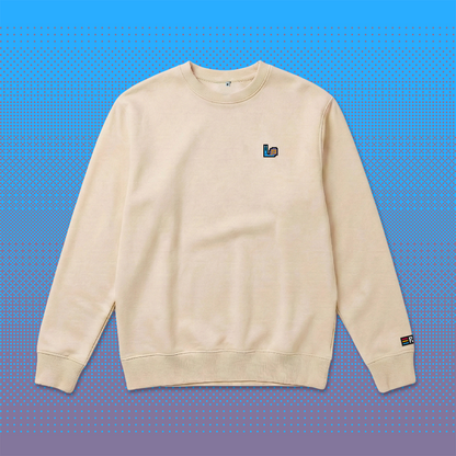 Pixel Schnecke – Bestickter Bio Pullover // No. 024