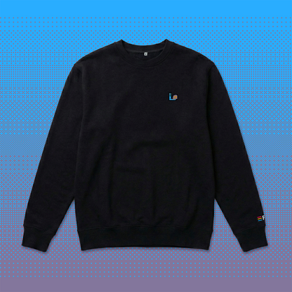 Pixel Schnecke – Bestickter Bio Pullover // No. 024