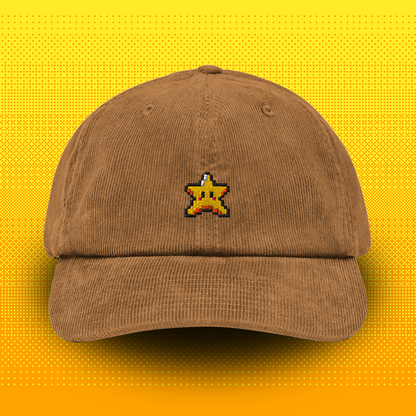 Pixel Star – Embroidered Corduroy Cap // No. 009 