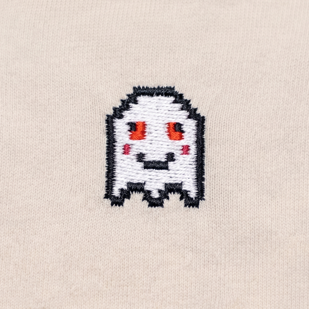 Stoned Pixel Geist – Bestickter Bio Pullover // No. 014