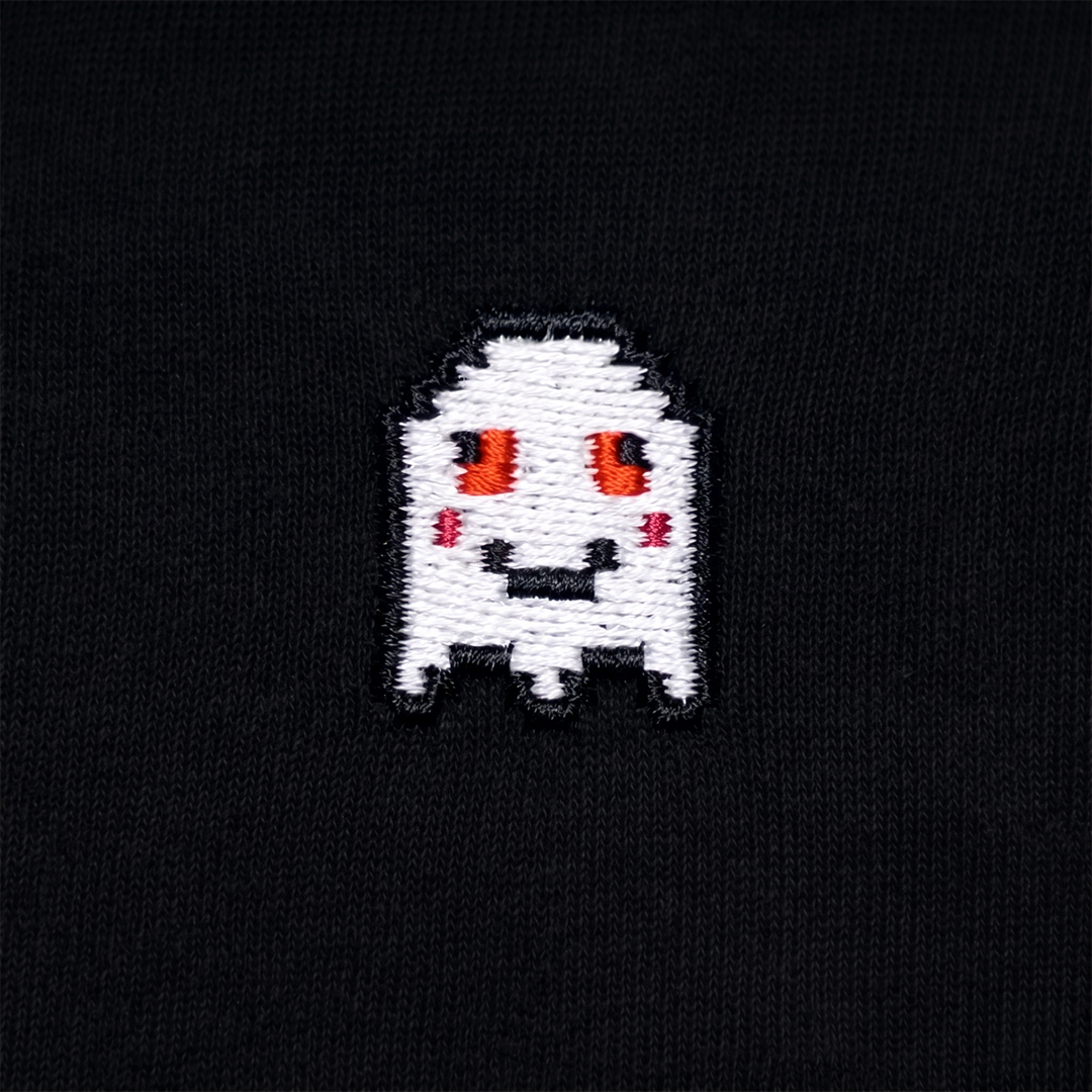 Stoned Pixel Geist – Bestickter Bio Pullover // No. 014